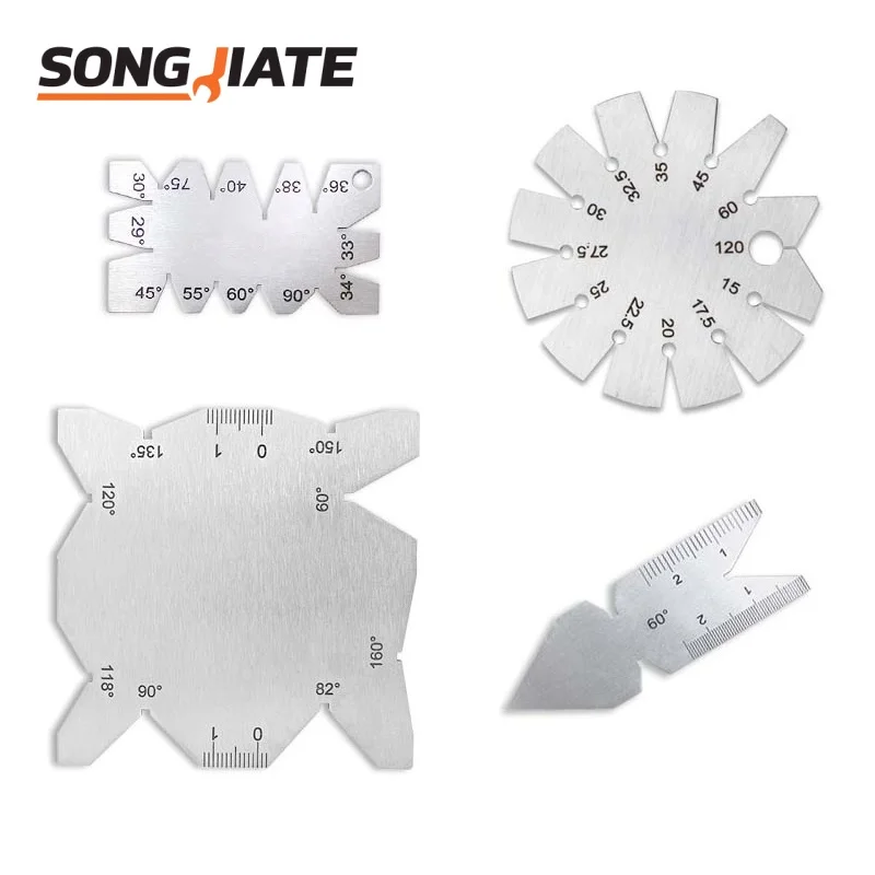 SONGJIATE Stainless Steel Drill Bit Sharpening Gauge 0.5mm Accurate 118° Angle Sharping Tool for Drill Bits Gage Measuring Ruler
SONGJIATE Stainless Steel Drill Bit Sharpening Gauge 0.5mm Accurate 118° Angle Sharping Tool for Drill Bits Gage Measuring Ruler