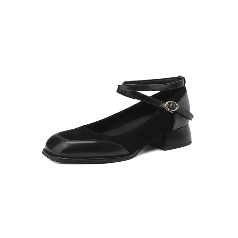 High heels for ladies Thick Heel womens shoes with design Square toes Light Weight simple and elegant
High heels for ladies Thick Heel womens shoes with design Square toes Light Weight simple and elegant