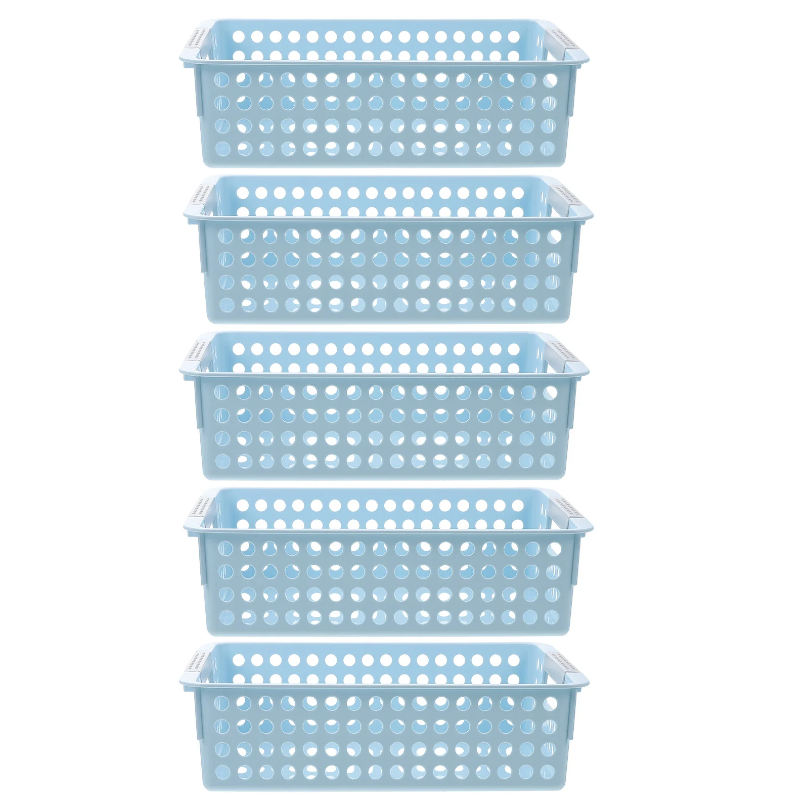 5Pcs Plastic Ventilated Hollow Storage Baskets Desktop Sundries Organizer Home Storage Container Multi Function
5Pcs Plastic Ventilated Hollow Storage Baskets Desktop Sundries Organizer Home Storage Container Multi Function