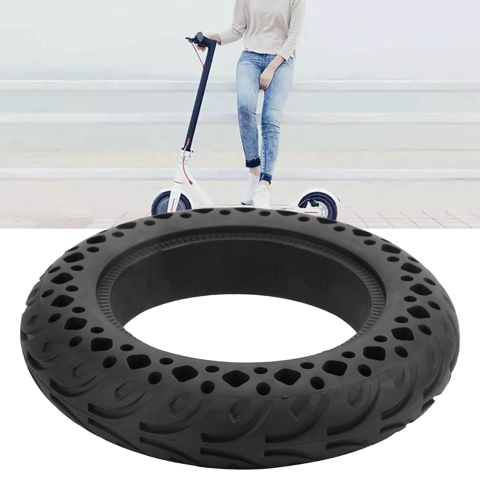 Scooter Tire 10x2.0 Scooter Tire Explosion‑Proof Electric Scooter Wear‑Resistant Tire10x2.0in Anti‑Slip Rubber Wheel
Scooter Tire 10x2.0 Scooter Tire Explosion‑Proof Electric Scooter Wear‑Resistant Tire10x2.0in Anti‑Slip Rubber Wheel