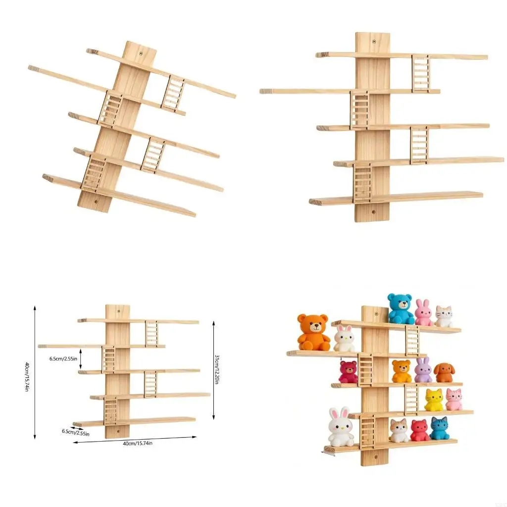 Wall Mounted Wooden Storage Rack For Figure Doll Toy Collection Multi Compartment Display Shelf Home Organization Solution X3UC
Wall Mounted Wooden Storage Rack For Figure Doll Toy Collection Multi Compartment Display Shelf Home Organization Solution X3UC