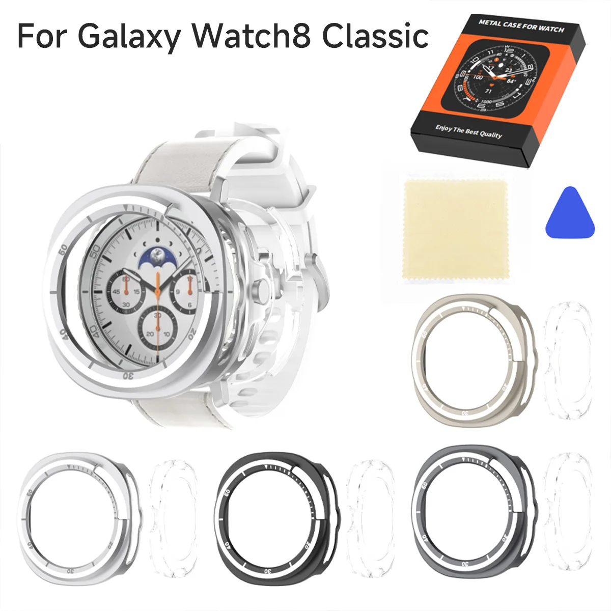 for Samsung Galaxy Watch 8 Classic 46mm Hard PC Bumper Smart Watch PC Protect Shell Protector Frame Protective Bumper Cove
for Samsung Galaxy Watch 8 Classic 46mm Hard PC Bumper Smart Watch PC Protect Shell Protector Frame Protective Bumper Cove