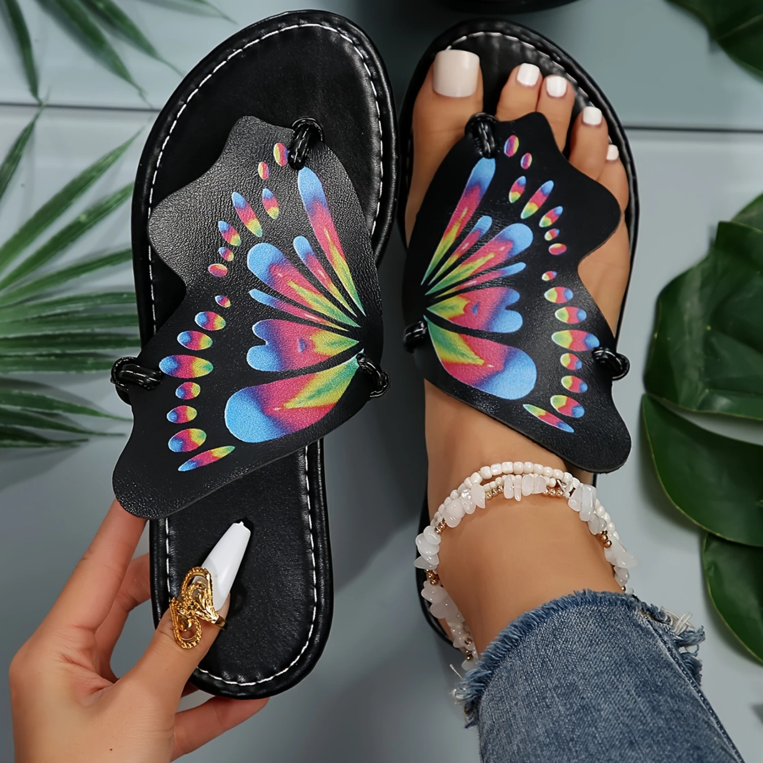 Women's Design Slide Sandals, Casual Clip Toe Flat Summer Shoes, Lightweight Beach Shoes
Women's Design Slide Sandals, Casual Clip Toe Flat Summer Shoes, Lightweight Beach Shoes