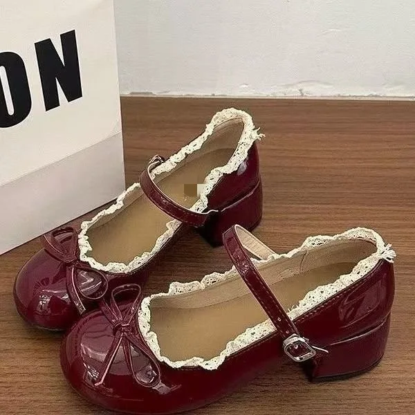 2026 New Women Mary Jane Shoes Fashion Butterfly-knot Dress Shoes Ladies Concise Outdoor Thick Heel Leather Shoes
2026 New Women Mary Jane Shoes Fashion Butterfly-knot Dress Shoes Ladies Concise Outdoor Thick Heel Leather Shoes