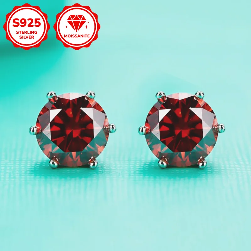 1 Pair 1/2/3 Carat S925 Luxury Style Moissanite Earrings, Suitable for Wedding Party Engagement.
1 Pair 1/2/3 Carat S925 Luxury Style Moissanite Earrings, Suitable for Wedding Party Engagement.