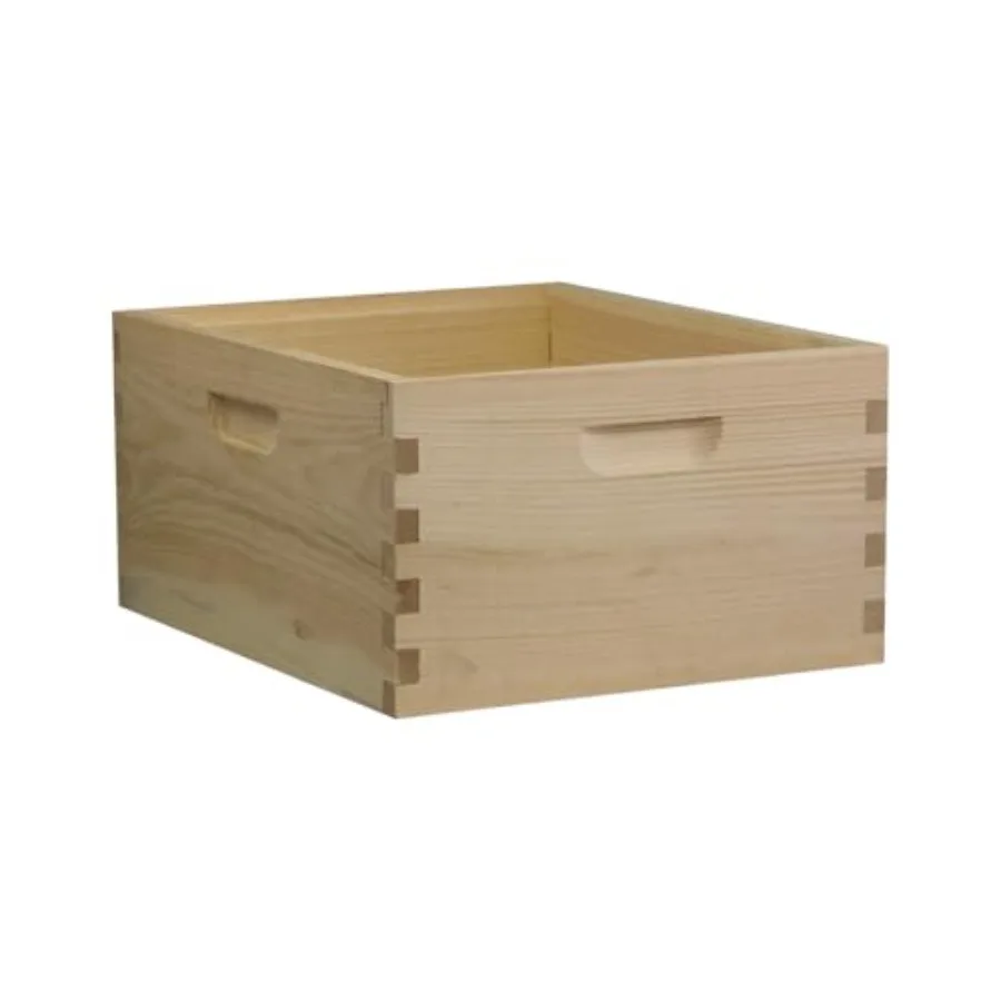 Beekeeping brood box: deep 10-frame untreated pine wood natural color Amish-made in USA for durability and long-lasting hive us
Beekeeping brood box: deep 10-frame untreated pine wood natural color Amish-made in USA for durability and long-lasting hive us