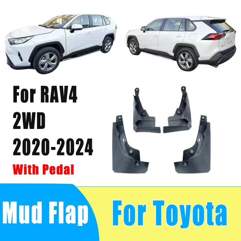 4pcs Auto Mudguard Waterproof Prevent Mud Splashing Car Mud Flap Fender Trim Accessory For Toyota RAV4 2WD With Pedal 2020-2024
4pcs Auto Mudguard Waterproof Prevent Mud Splashing Car Mud Flap Fender Trim Accessory For Toyota RAV4 2WD With Pedal 2020-2024