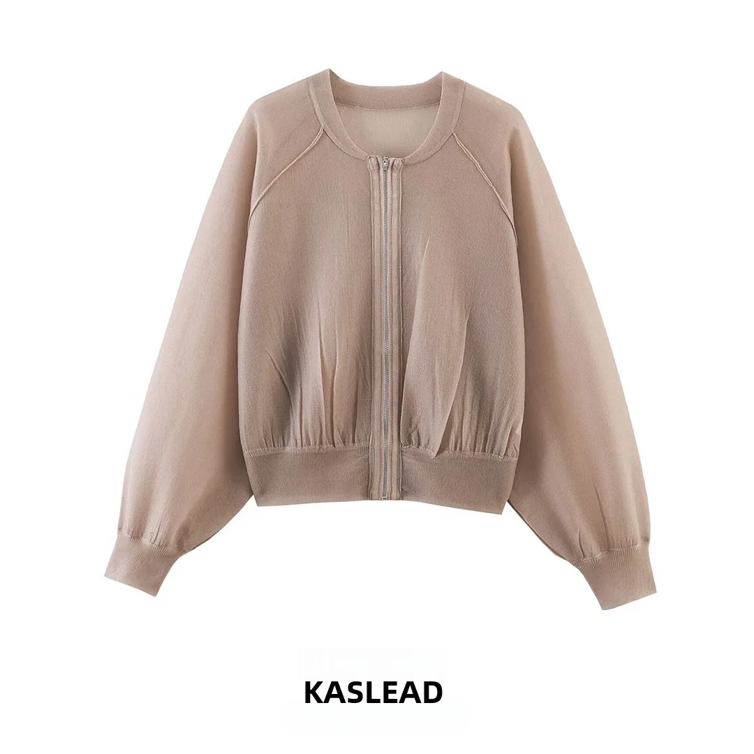 KASLEAD New Women's Fashionable Knitted Pilot Jacket Versatile Outerwear Spring 2026 Long Sleeve Polyester Fiber Zipper
KASLEAD New Women's Fashionable Knitted Pilot Jacket Versatile Outerwear Spring 2026 Long Sleeve Polyester Fiber Zipper