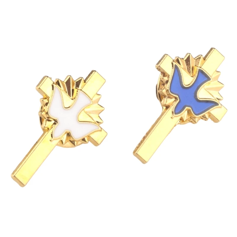Fast Reach Sparkling Doves Crosses Lapel Pin Fashion Brooch Accessory for Clothing and Bags
Fast Reach Sparkling Doves Crosses Lapel Pin Fashion Brooch Accessory for Clothing and Bags