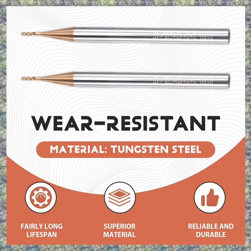 WON 2PCS 1R0.2*3*D4*50 Cooling Bit CNC High Hard Coating Tungsten Carbide Bit High Efficiency Wear-Resistant Cooling Drill
WON 2PCS 1R0.2*3*D4*50 Cooling Bit CNC High Hard Coating Tungsten Carbide Bit High Efficiency Wear-Resistant Cooling Drill