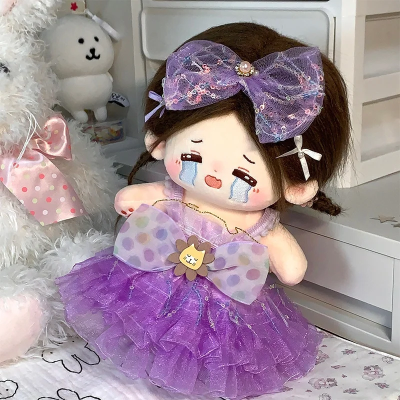 Wholesale 20cm Cotton Doll Clothes Blueberry Polka Dot Tulle Dress Set Replacement Outfit For No Attribute Plush Stuffed Doll
Wholesale 20cm Cotton Doll Clothes Blueberry Polka Dot Tulle Dress Set Replacement Outfit For No Attribute Plush Stuffed Doll