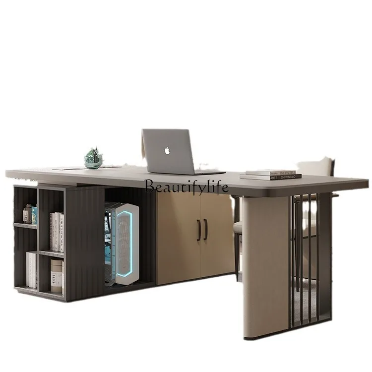 Slate tea table desk integrated dual-purpose modern simple home computer desk
Slate tea table desk integrated dual-purpose modern simple home computer desk