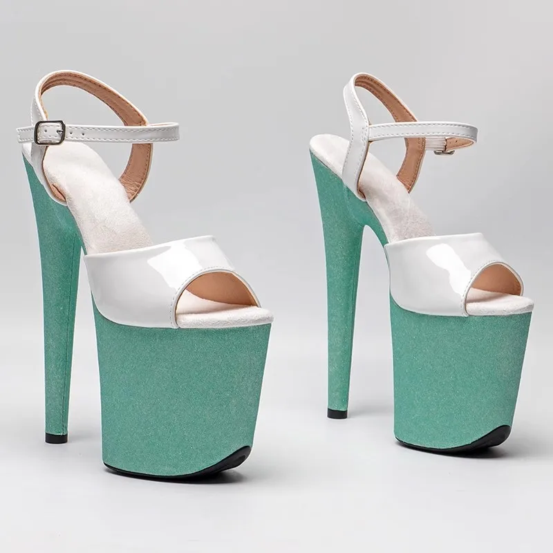 Fashion 20CM/8inches PU Upper Plating Platform Sexy High Heels Sandals Pole Dance Shoes 052
Fashion 20CM/8inches PU Upper Plating Platform Sexy High Heels Sandals Pole Dance Shoes 052