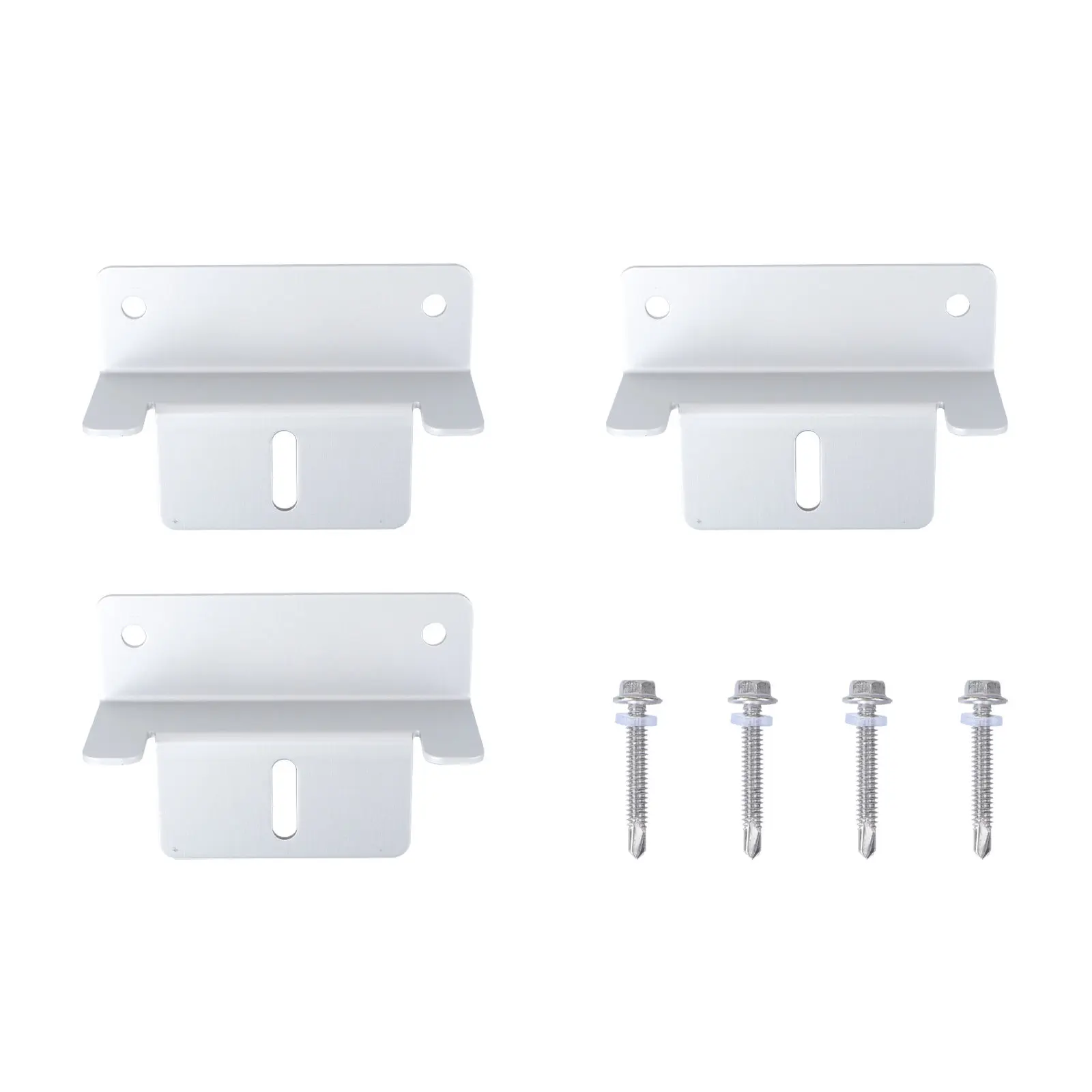 4Pcs Aluminum Alloy Z-Type Solar Panel Mounting Bracket Lightweight Strong Corrosion-Free Support for Rv Trailer Boat Roof
4Pcs Aluminum Alloy Z-Type Solar Panel Mounting Bracket Lightweight Strong Corrosion-Free Support for Rv Trailer Boat Roof
