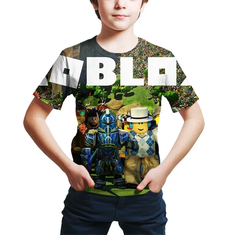 Robloxs Cute 3D Digital Printing Men's and Women's Clothing Trend Breathable Round Neck T-shirt Men's T-shirt Daily Necessities
Robloxs Cute 3D Digital Printing Men's and Women's Clothing Trend Breathable Round Neck T-shirt Men's T-shirt Daily Necessities