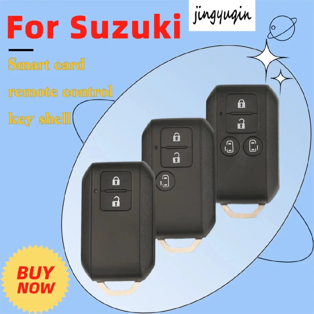 jingyuqin For Suzuki Original Replace Smart card Remote Car Key Shell Case Cover Swift 2/3/4 Buttons Includes uncut blank blades
jingyuqin For Suzuki Original Replace Smart card Remote Car Key Shell Case Cover Swift 2/3/4 Buttons Includes uncut blank blades