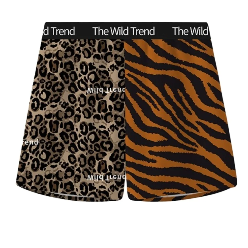 Leisure Loose Leopard Beach Shorts Underpants Classic Men's Sleep Bottoms Pajamas High Waist Baggy Bloomers Shorts Pants Summer
Leisure Loose Leopard Beach Shorts Underpants Classic Men's Sleep Bottoms Pajamas High Waist Baggy Bloomers Shorts Pants Summer