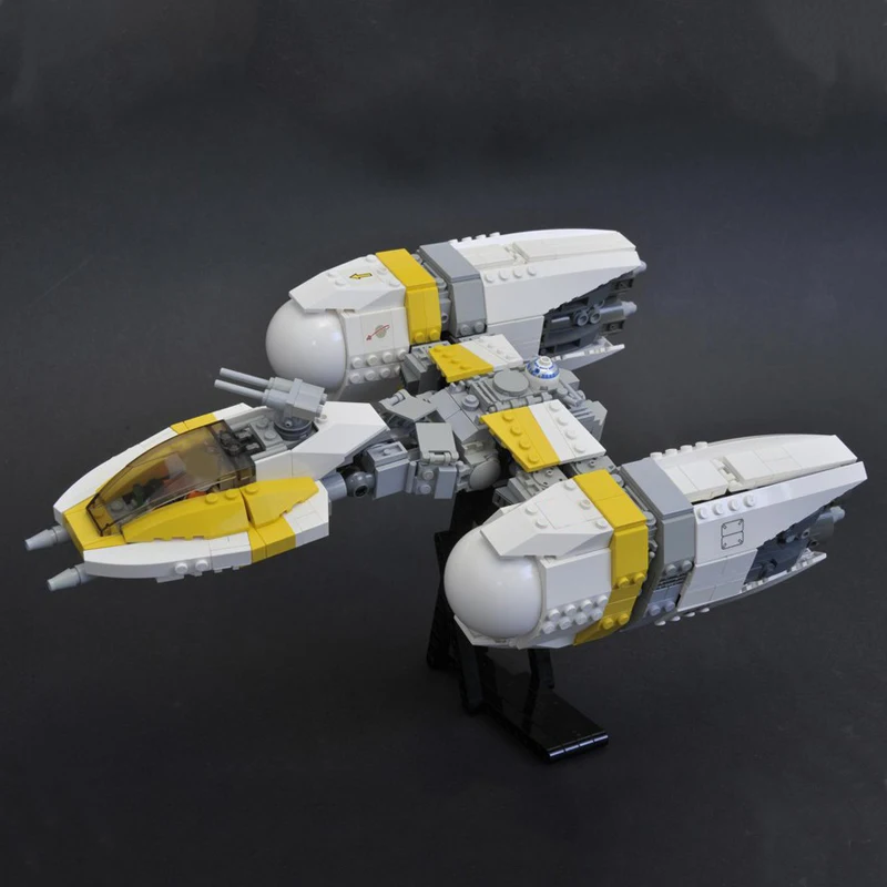 980PCS Famous star battle Movie MOC trade federation Y-wing bomber Space fighter Model DIY creative ideas Child Toy Gift blocks
980PCS Famous star battle Movie MOC trade federation Y-wing bomber Space fighter Model DIY creative ideas Child Toy Gift blocks
