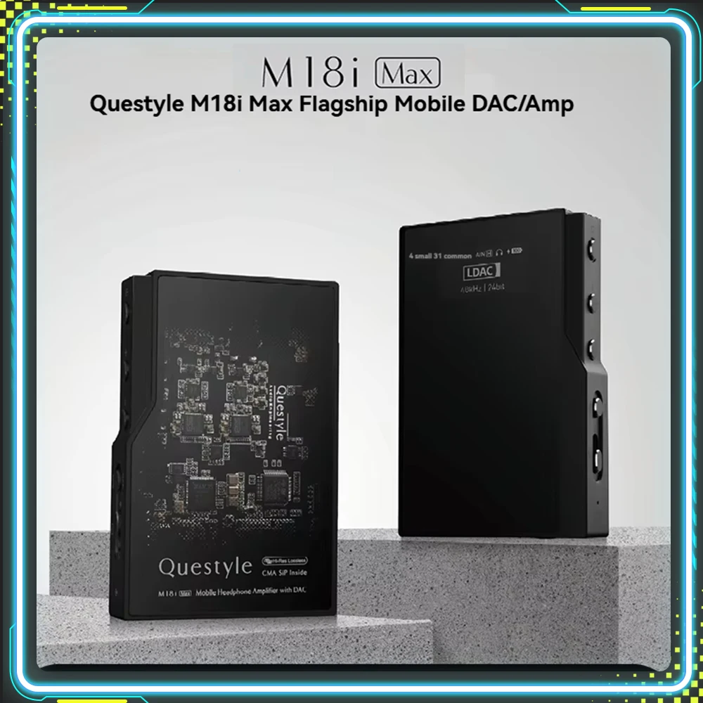 Questyle M18i Max Portable DAC Headphone Amplifier HiFi USB DAC Amp Bluetooth Lossless Decoding for Phone PC IEM Audiophile
Questyle M18i Max Portable DAC Headphone Amplifier HiFi USB DAC Amp Bluetooth Lossless Decoding for Phone PC IEM Audiophile