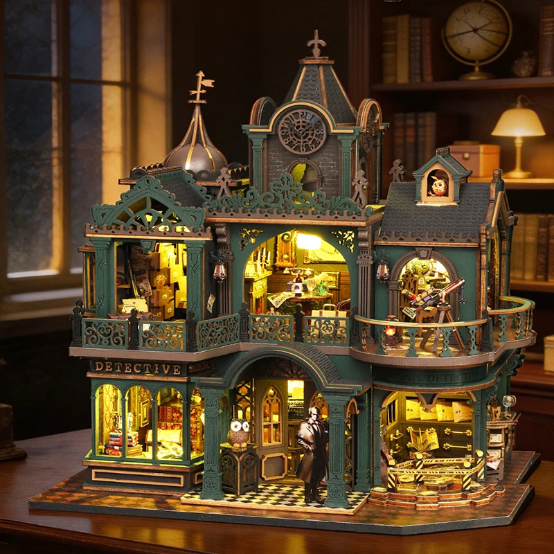 Green Detective Agency Diy Mini House Attic Building Model Handcraft Assembly Micro Scene Toy Ideal Birthday Gift For Friends
Green Detective Agency Diy Mini House Attic Building Model Handcraft Assembly Micro Scene Toy Ideal Birthday Gift For Friends