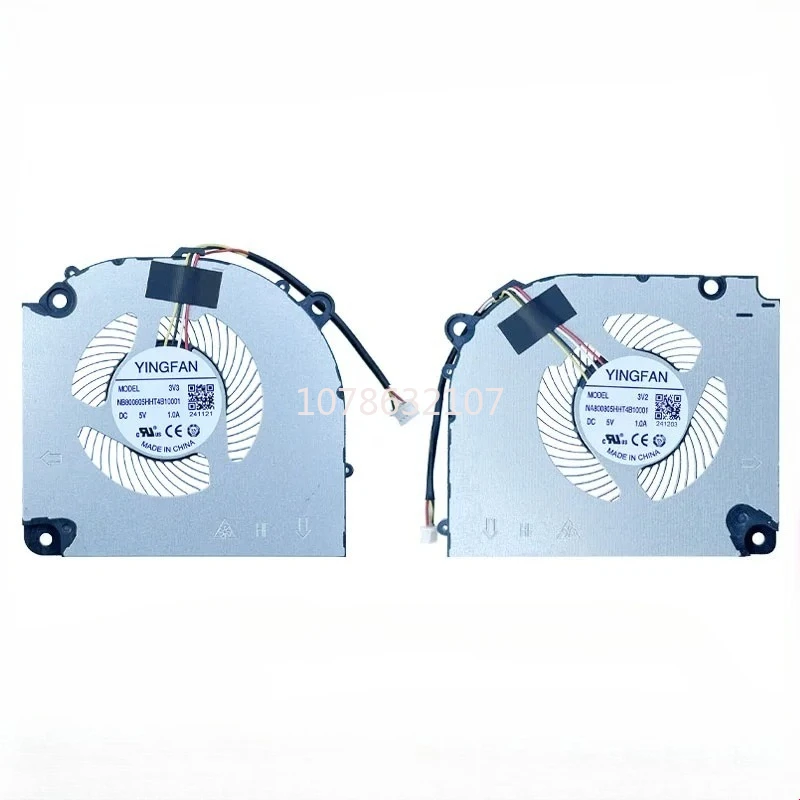 New Original Laptop Cooling CPU+GPU Fan for Colorful Hidden Star P15 P16 23 24 fan Gigabyte RC55 G5 KF DC5V 1A
New Original Laptop Cooling CPU+GPU Fan for Colorful Hidden Star P15 P16 23 24 fan Gigabyte RC55 G5 KF DC5V 1A