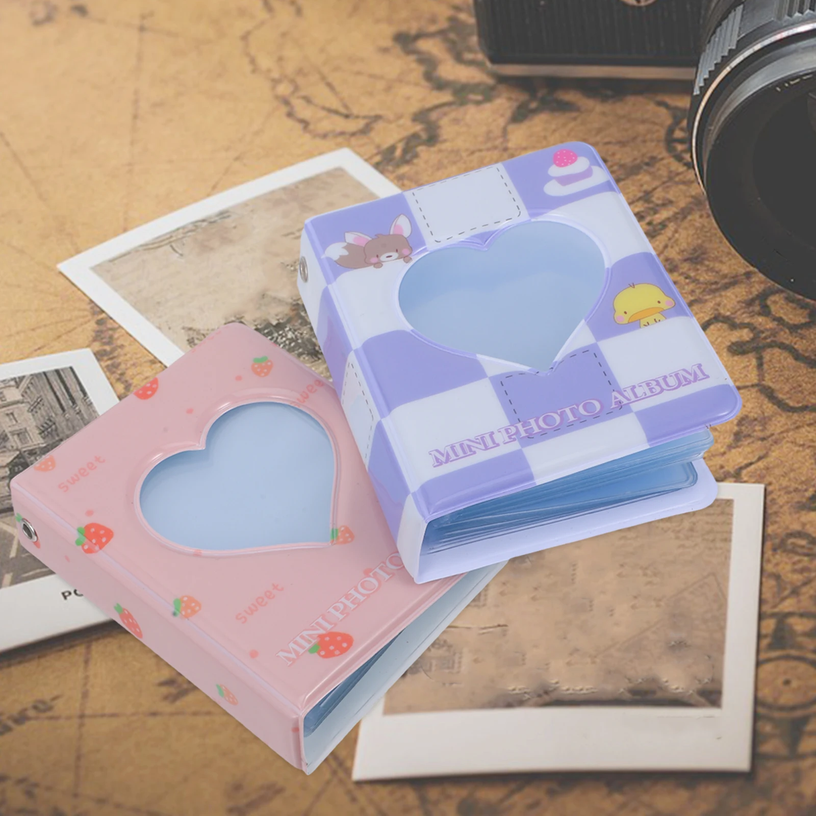 2 Pcs Album Family 3 Inch Instant Photos ID Cards Mini Photo Album Portable PVC Material Photo Book Scrapbook Gift
2 Pcs Album Family 3 Inch Instant Photos ID Cards Mini Photo Album Portable PVC Material Photo Book Scrapbook Gift