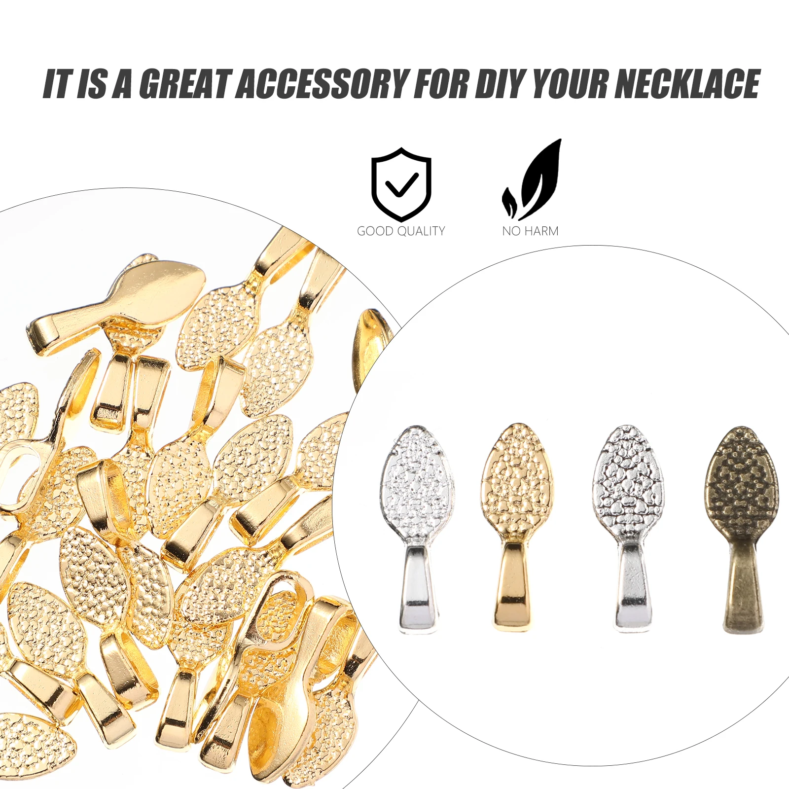 100pcs DIY Necklace Accessories Alloy Charm Parts Earrings Pendant Jewelry Making Supplies Stylish Durable Design 
100pcs DIY Necklace Accessories Alloy Charm Parts Earrings Pendant Jewelry Making Supplies Stylish Durable Design