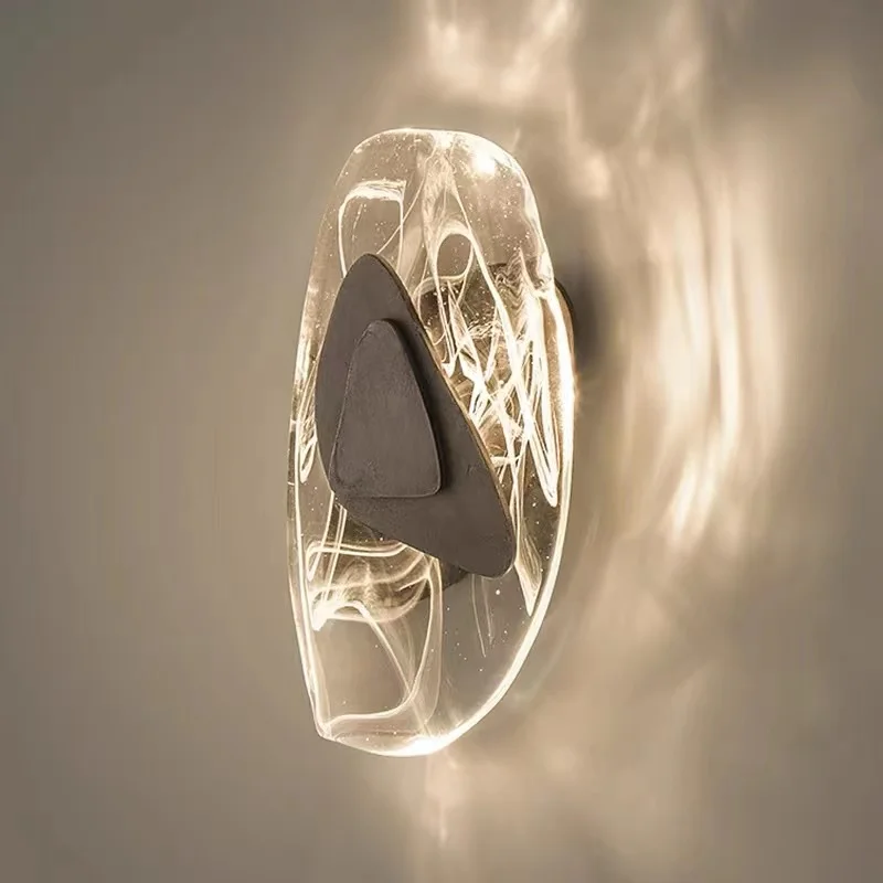 Modern Minimalist Glass Wall Lamp Lighting fixture Luxury Nordic Led Sconce Bedroom Bedside Decor Aisle Living Room Wall Light
Modern Minimalist Glass Wall Lamp Lighting fixture Luxury Nordic Led Sconce Bedroom Bedside Decor Aisle Living Room Wall Light