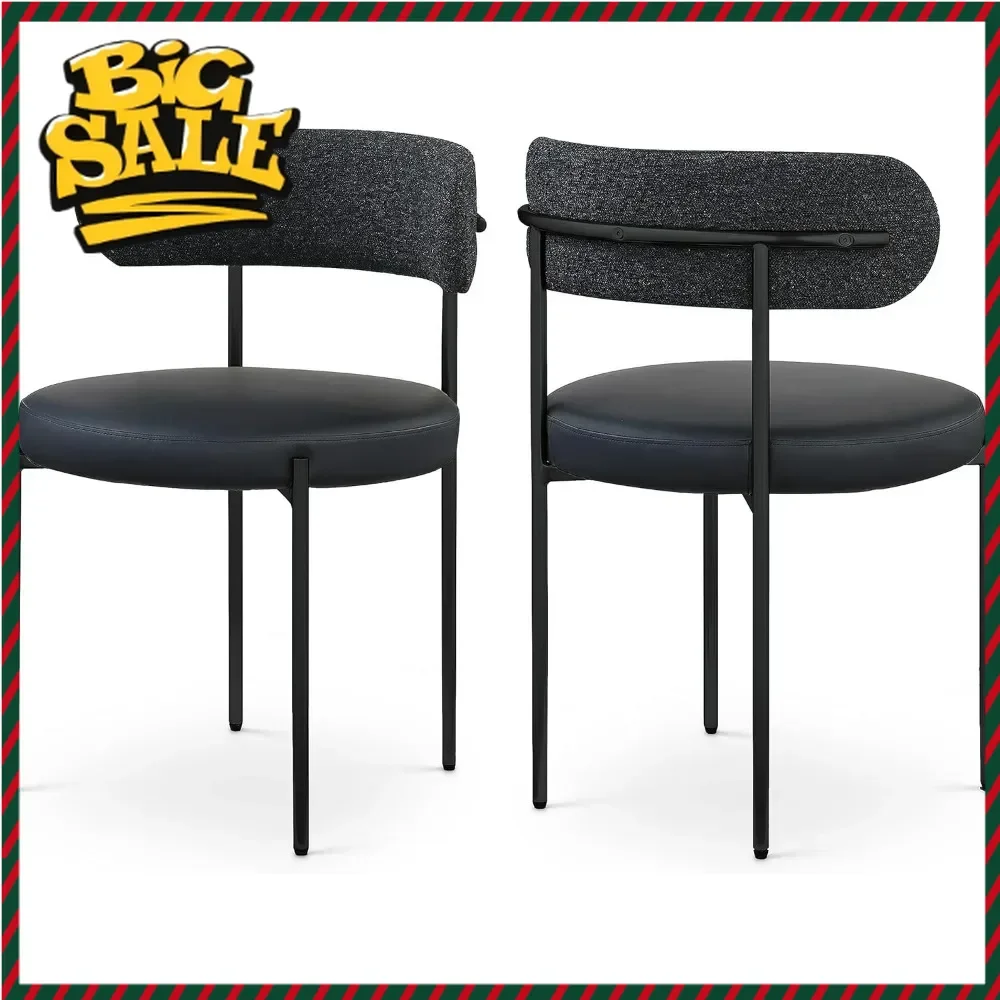 Hot salesModern Dining Chair from Beacon Collection by Meridian Furniture, Black Vegan Leather Seat, Boucle Back, Matte Finish
Hot salesModern Dining Chair from Beacon Collection by Meridian Furniture, Black Vegan Leather Seat, Boucle Back, Matte Finish