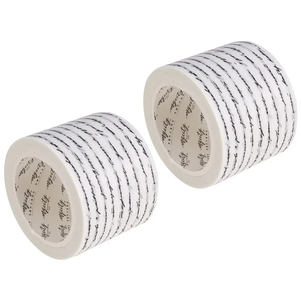 2 Rolls Gothic Washi Paper Tapes Self-Adhesive Decorative Tape Set for Scrapbook Lovers Craft Enthusiasts Gift Wrapping Diary
2 Rolls Gothic Washi Paper Tapes Self-Adhesive Decorative Tape Set for Scrapbook Lovers Craft Enthusiasts Gift Wrapping Diary