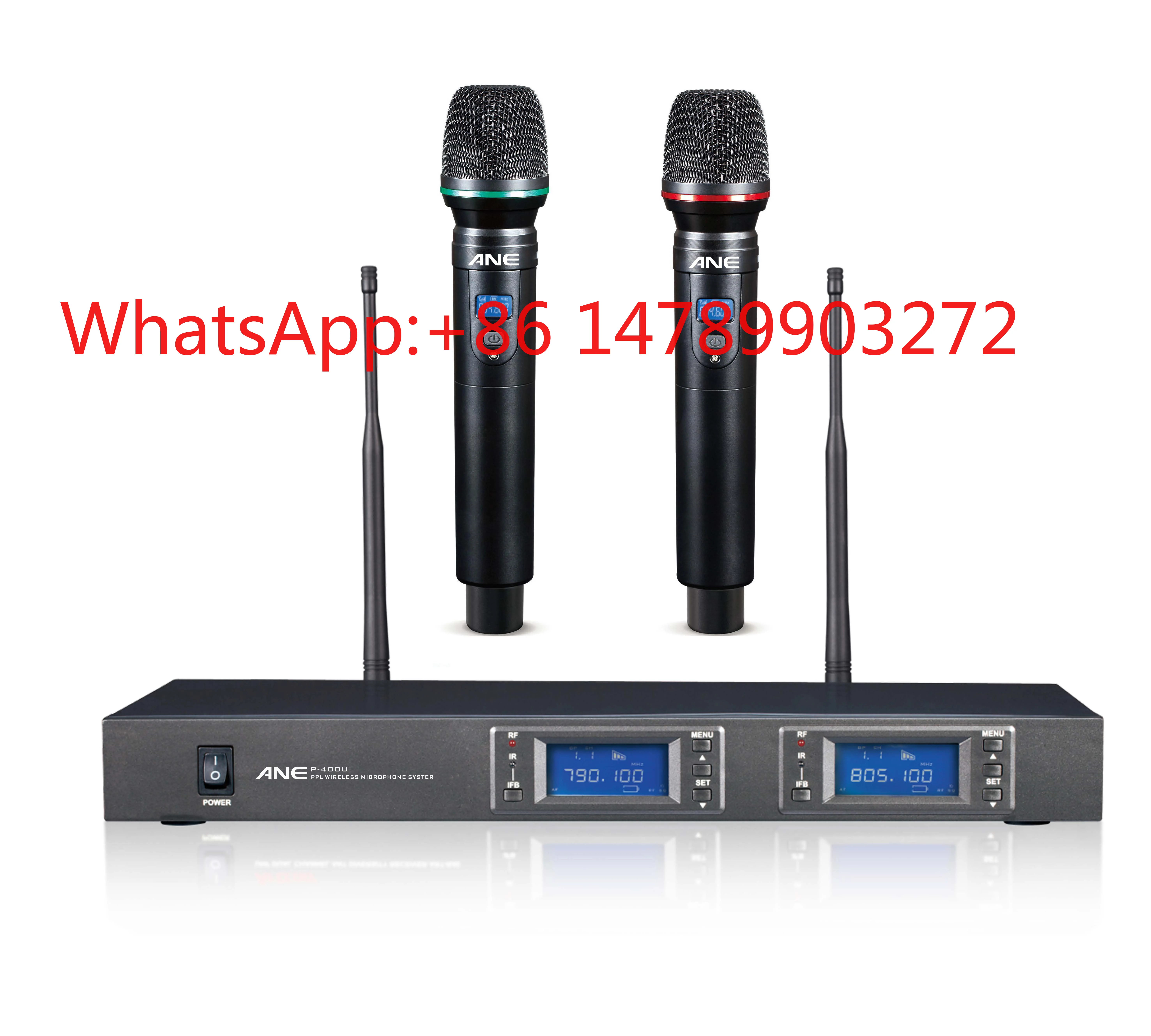 ROVAPA UHF Wireless Microphone System LCD Display Auto Frequency Mic for Conference Stage Wedding Performance
ROVAPA UHF Wireless Microphone System LCD Display Auto Frequency Mic for Conference Stage Wedding Performance