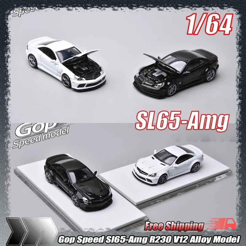 New Gop Speed Diecast Model Car 1:64 Mercedes Sl65-Amg Black Series R230 V12 Alloy For Collection Car Enthusiasts Kid Toys Gifts
New Gop Speed Diecast Model Car 1:64 Mercedes Sl65-Amg Black Series R230 V12 Alloy For Collection Car Enthusiasts Kid Toys Gifts