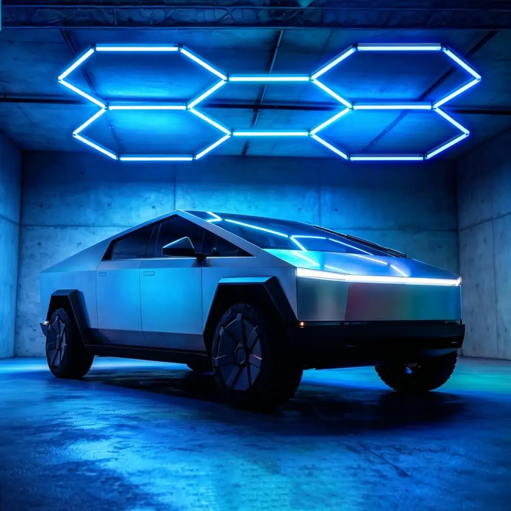 240W 5 Grid Hexagon Garage LED Lights, Music Sync Mode, App & Remote Control, Honeycomb Light for Gaming Room, Gym
240W 5 Grid Hexagon Garage LED Lights, Music Sync Mode, App & Remote Control, Honeycomb Light for Gaming Room, Gym