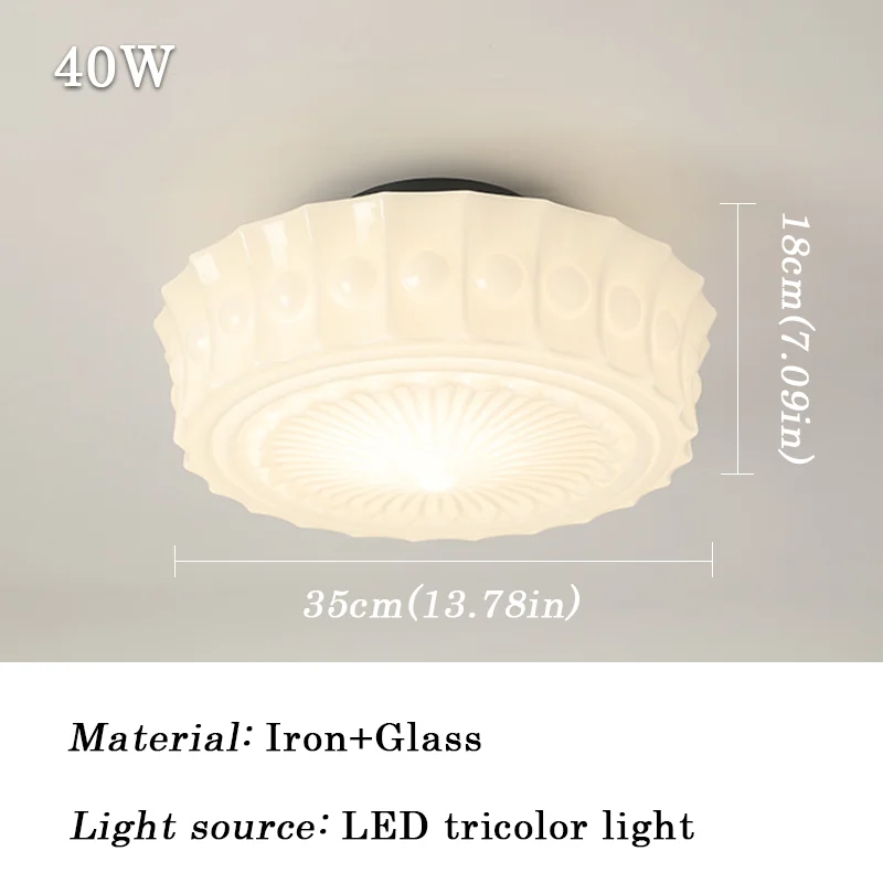 Modern Glass Ceiling Lamp Cream Style Ceiling Light Tricolor Lights Bedroom Living Room Hallway Balcony Study Decorative Lamp
Modern Glass Ceiling Lamp Cream Style Ceiling Light Tricolor Lights Bedroom Living Room Hallway Balcony Study Decorative Lamp