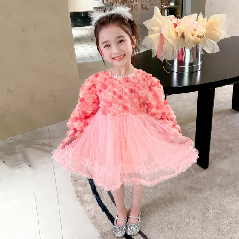 2-8 Years Baby Girls Dress Birthday Party Floral Lace Princess Dresses Spring Autumn Children Casual Clothes Kids Clothing 2-8
2-8 Years Baby Girls Dress Birthday Party Floral Lace Princess Dresses Spring Autumn Children Casual Clothes Kids Clothing 2-8