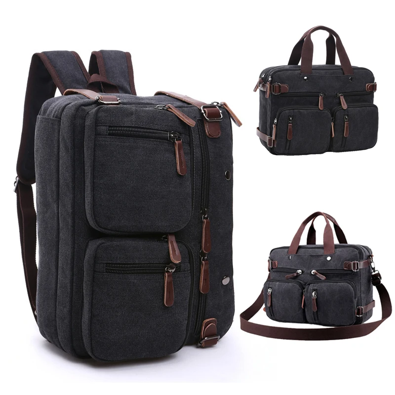 3 in 1 Backpack Men Laptop Shoulder Bag Male Work Business Handbag Large Capacity Convertible Canvas Travel Office Bag
3 in 1 Backpack Men Laptop Shoulder Bag Male Work Business Handbag Large Capacity Convertible Canvas Travel Office Bag