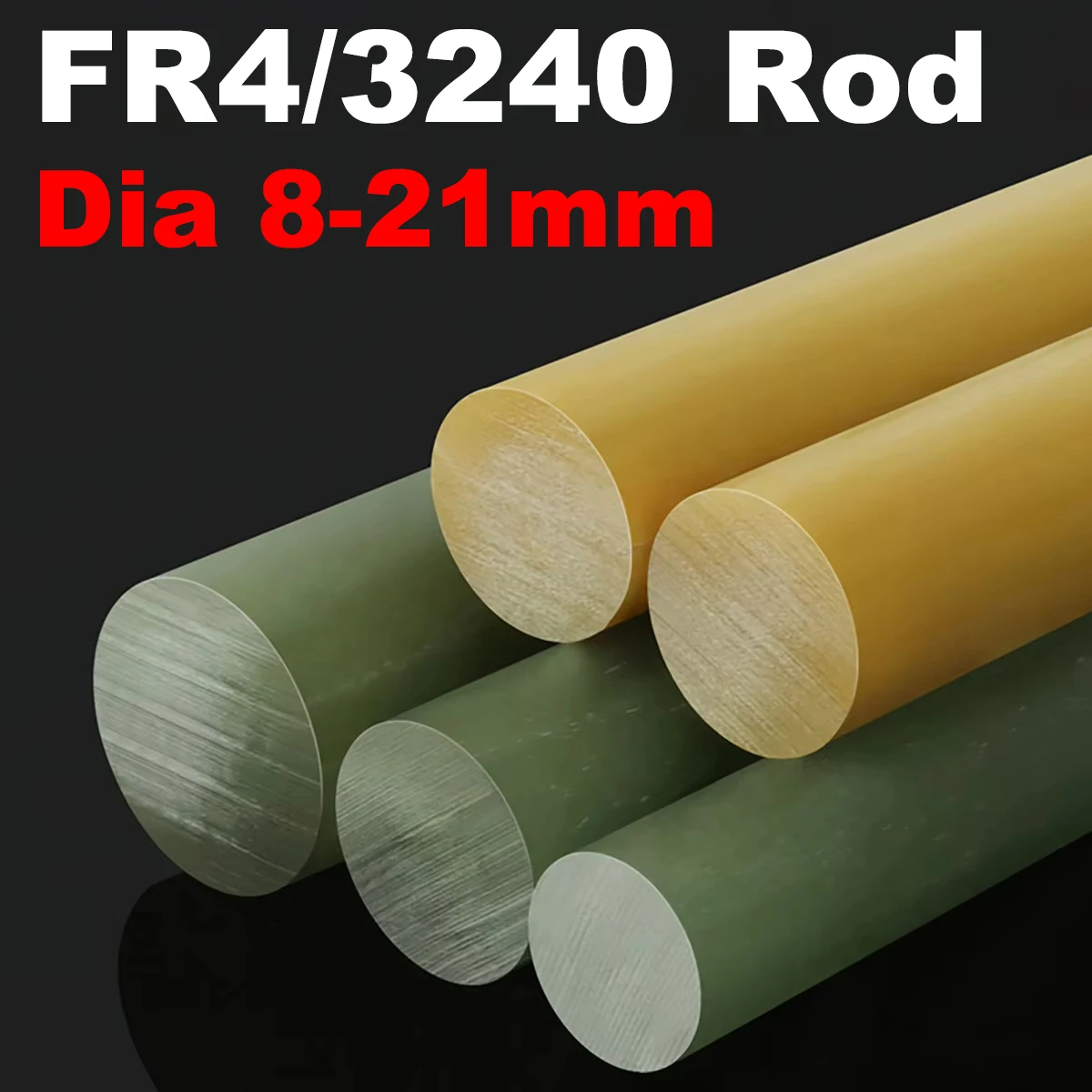 2Pcs 500mm Length FR4 Fiberglass Bar 3240 Epoxy Resin Light-green Rod Anti-static High Temperature
2Pcs 500mm Length FR4 Fiberglass Bar 3240 Epoxy Resin Light-green Rod Anti-static High Temperature