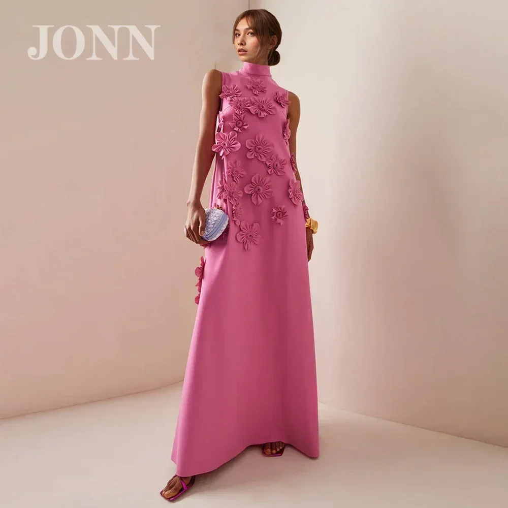 JONN 2024 New Women's Sleeveless Floor Sweeping Long Dress with 3D Flower Sexy Retro Formal Fashion Elegant Party Dress Vestido
JONN 2024 New Women's Sleeveless Floor Sweeping Long Dress with 3D Flower Sexy Retro Formal Fashion Elegant Party Dress Vestido