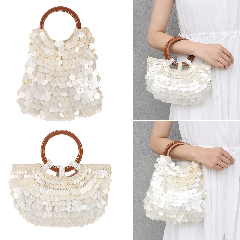 Сумка из бисера феи ручной работы Украшения из ракушек Компактный размер Кошелек-клатч Seashell Стиль Русалки Большая емкость
Сумка из бисера феи ручной работы Украшения из ракушек Компактный размер Кошелек-клатч Seashell Стиль Русалки Большая емкость