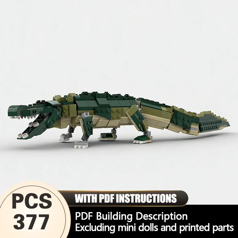 Creators Animal Series Model MOC Building Bricks Deinosuchus Modular Technology Gifts Holiday Assemble Children Toys Suit
Creators Animal Series Model MOC Building Bricks Deinosuchus Modular Technology Gifts Holiday Assemble Children Toys Suit