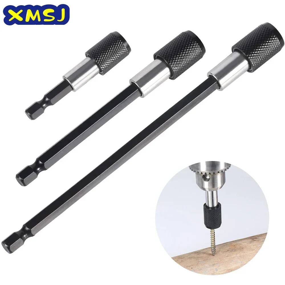 1/4 Inch Hex Shank Quick Release Screwdriver Bit Holder Extension Bar 60mm 100mm 150mm
1/4 Inch Hex Shank Quick Release Screwdriver Bit Holder Extension Bar 60mm 100mm 150mm