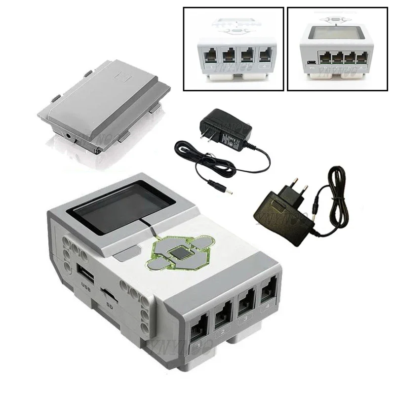 НОВЫЙ Fit 45544 Mindstorms EV3, интеллектуальный кирпич, перезаряжаемая батарея постоянного тока, электрический USB-кабель-адаптер, трансформатор 45500 45501, игрушки
НОВЫЙ Fit 45544 Mindstorms EV3, интеллектуальный кирпич, перезаряжаемая батарея постоянного тока, электрический USB-кабель-адаптер, трансформатор 45500 45501, игрушки