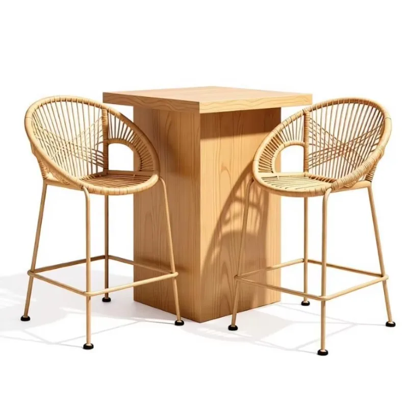 Outdoor Patio Furniture Small Terrace Dinning Set Balcony Cafe Garden Rattan Modern Luxury Dining Table and Chairs Set for 2
Outdoor Patio Furniture Small Terrace Dinning Set Balcony Cafe Garden Rattan Modern Luxury Dining Table and Chairs Set for 2
