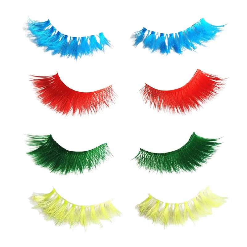 Glitter Colorful False Eyelashes 3D Silk Fiber Gradient Glitter Reusable Waterproof Lashes for Party Cosplay Vegan Cruelty-Free
Glitter Colorful False Eyelashes 3D Silk Fiber Gradient Glitter Reusable Waterproof Lashes for Party Cosplay Vegan Cruelty-Free