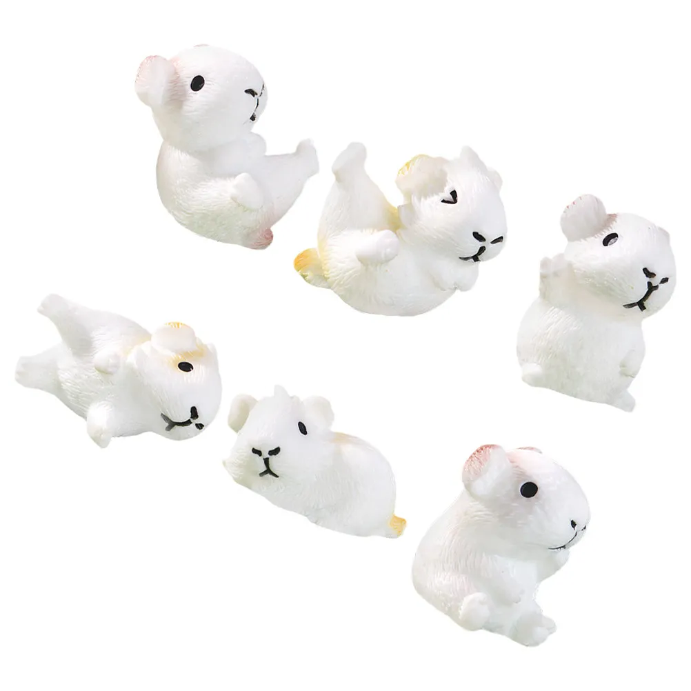 6Pcs Lifelike Mini Guinea Pig Resin Animals for Micro Landscape Gardening Moss Terrarium Desk Nightstand Flowerpot Landscaping
6Pcs Lifelike Mini Guinea Pig Resin Animals for Micro Landscape Gardening Moss Terrarium Desk Nightstand Flowerpot Landscaping