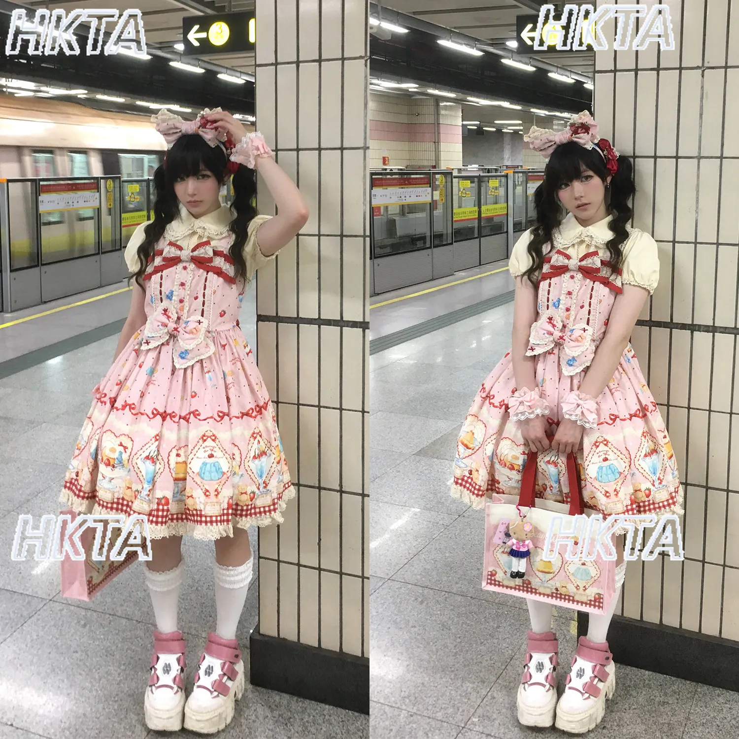 Японское древнее милое платье с принтом Лолиты JSK Kawaii, милый кружевной кукольный воротник, рубашка с короткими рукавами, топ, комплекты из двух предметов для женщин
Японское древнее милое платье с принтом Лолиты JSK Kawaii, милый кружевной кукольный воротник, рубашка с короткими рукавами, топ, комплекты из двух предметов для женщин