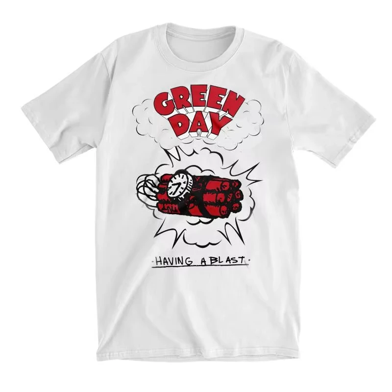 Motorcycle Men's T-shirt Vintage Loose Crew Neck Short Sleeve T-shirt 2025 New Green Day Rock American Street Rock Oversize
Motorcycle Men's T-shirt Vintage Loose Crew Neck Short Sleeve T-shirt 2025 New Green Day Rock American Street Rock Oversize