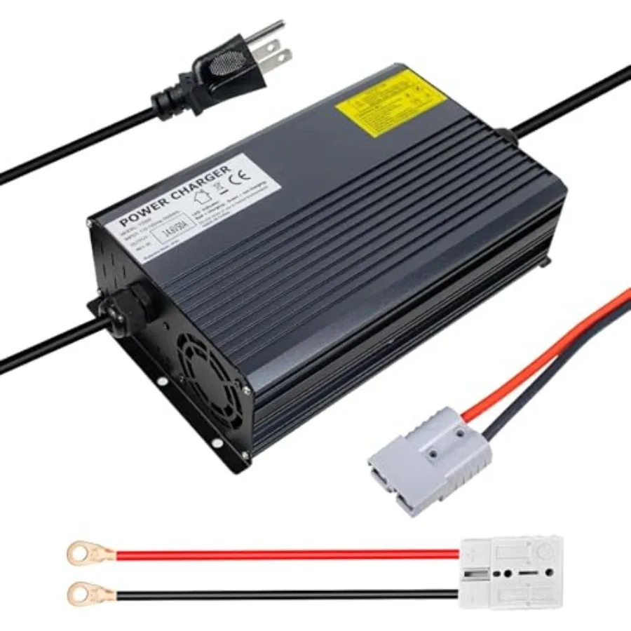 14.6V 50A LifePO4 Battery Charger AC-DC Smart Charger with Anderson Connector 12v Lithium Iron Phosphate Batteries Deep Cycle R
14.6V 50A LifePO4 Battery Charger AC-DC Smart Charger with Anderson Connector 12v Lithium Iron Phosphate Batteries Deep Cycle R