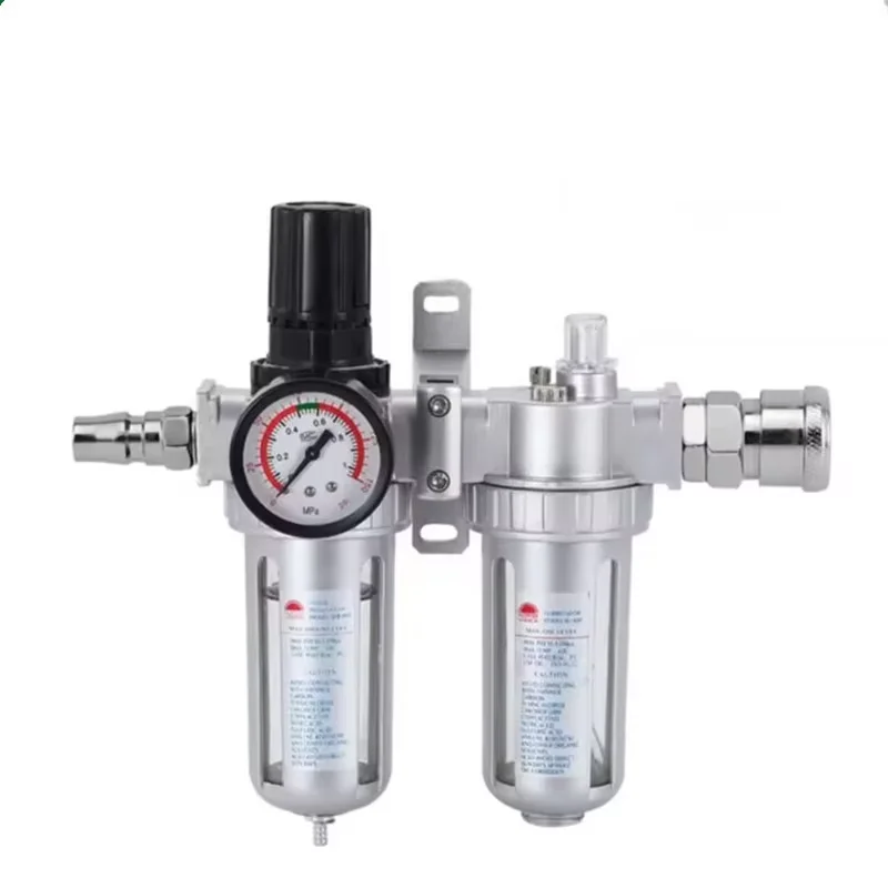 SFC-400 SFC-300 SFC-200 Air Compressor Air Filter Regulator Oil Water Separator Trap Filter Regulator Valve Automatic Drain
SFC-400 SFC-300 SFC-200 Air Compressor Air Filter Regulator Oil Water Separator Trap Filter Regulator Valve Automatic Drain