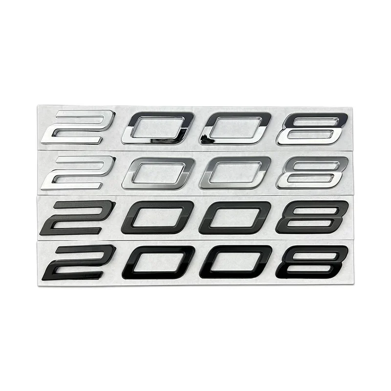 18.6x2.2cm Car Fender Side Metal Decal Tail Box Emblem for Peugeot 2008 Badge Auto Rear Trunk Sticker Exterior Accessories
18.6x2.2cm Car Fender Side Metal Decal Tail Box Emblem for Peugeot 2008 Badge Auto Rear Trunk Sticker Exterior Accessories